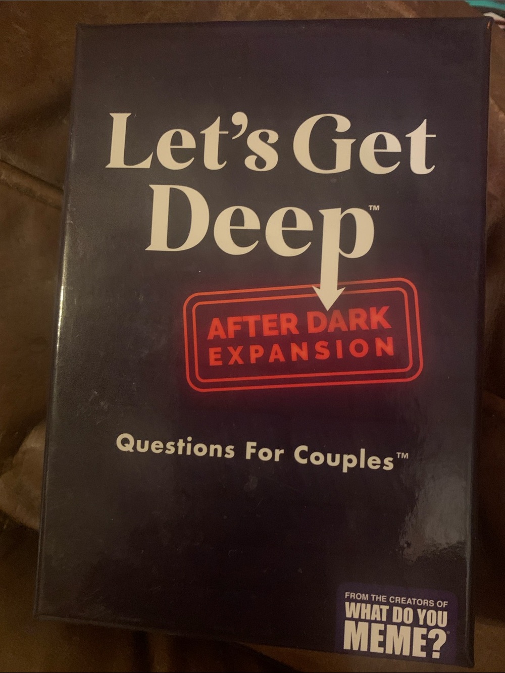 Let's Get Deep: After Dark Expansion - Questions for Couples
